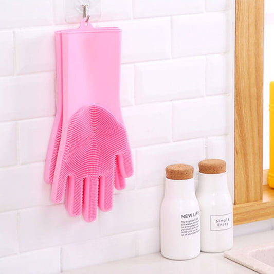 2pcs โ Silicone Washing Gloves