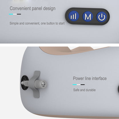 Jinserta Ergonomic USB Electric Neck Massager Pillow – Vibrating Cervical & Shoulder Support Free Delivery