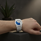 SABR Aura "Arctic Marble" – Modern Arabic Dial Fiber Watch