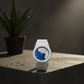 SABR Aura "Arctic Marble" – Modern Arabic Dial Fiber Watch